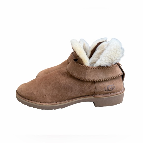 UGG NEW McKay Chestnut Sheepskin Ankle Boots - Picture 8 of 14